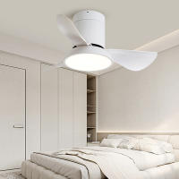 Ventilador de techo con luz, mando a distancia con temporizador, 6 velocidades, apto para salón, dormitorio (blanco)65*65*20cm - details 2