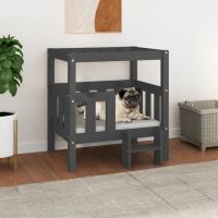 vidaXL Cama para Perros Cuna Cachorro Animal Doméstico Color Natural,  Blanco,  Gris y mas - details 2