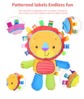 Juguete Sensorial De Peluche Para Bebés Elefante Con Campana Y Rattles Juguete De Amor Para Infantes Regalos Para Bebés Niño Y Niña Montessori - details 4