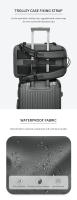 Men Travel Backpack vacuum compression 17 inch Laptop Backpack Business Large Capacity school Backpack Expanded Hiking backpack - details 8
