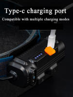 Linterna Frontal LED Sensor Recargable USB Con Batería De 2000mAh Para Camping Pesca Al Aire Libre Resistente Al Agua Con Modos De Iluminación Variable - details 16