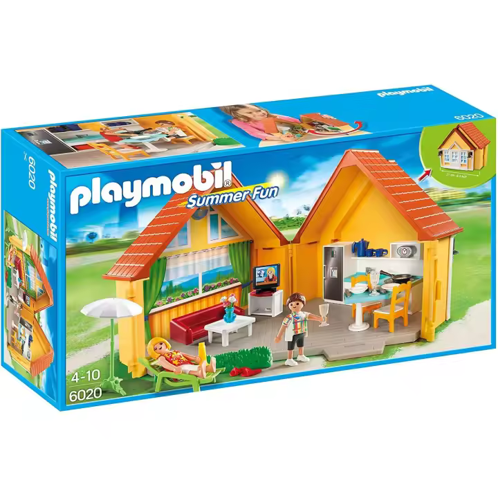 PLAYMOBIL  MALETA CASA DE VACACIONES, 6020, TIENDA CON LICENCIA OFICIAL - 1