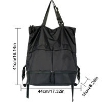 Mochila Unisex Grande Impermeable Deportiva Bolso De Viaje Casual Para Hombres Y Mujeres Bolsa De Mano De Nylon Con Cierre De Zipper - details 31