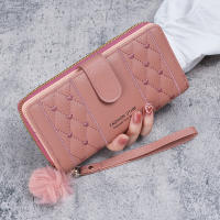 Cartera Larga Para Mujer 2024 Nueva Moda Sencilla Con Cierre De Cremallera Gran Capacidad Bolso Clutch Bolsa Para Móvil Cartera De Tide - details 8