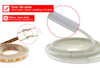 Tira LED Flexible 220V 120LEDs 8W/m Con Enchufe EU Y Interruptor Luz LED No Dazzling Impermeable Para Uso Exterior Tape LED - details 7