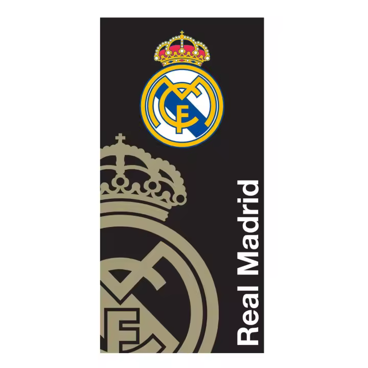 Toalla Playa Real Madrid CF  Licencia Oficial, 100% Poliéster , 70 x 140 cm - 1