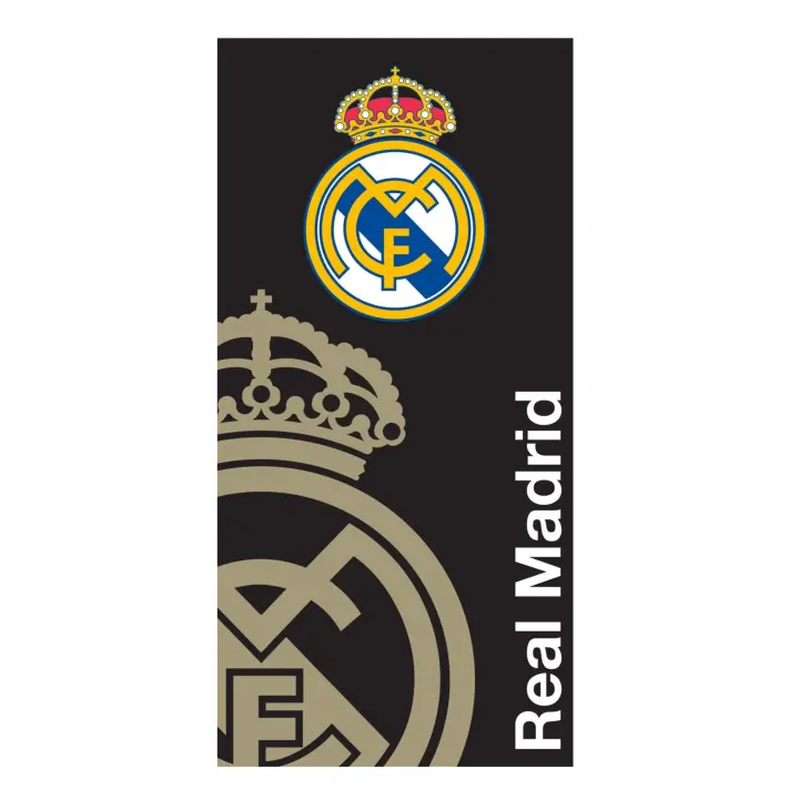 Toalla Playa Real Madrid CF  Licencia Oficial, 100% Poliéster , 70 x 140 cm - 1