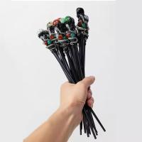 Varita mágica de cristal Natural creativa para niños, accesorio de juego de bastón mágico de cristal hecho a mano - details 1
