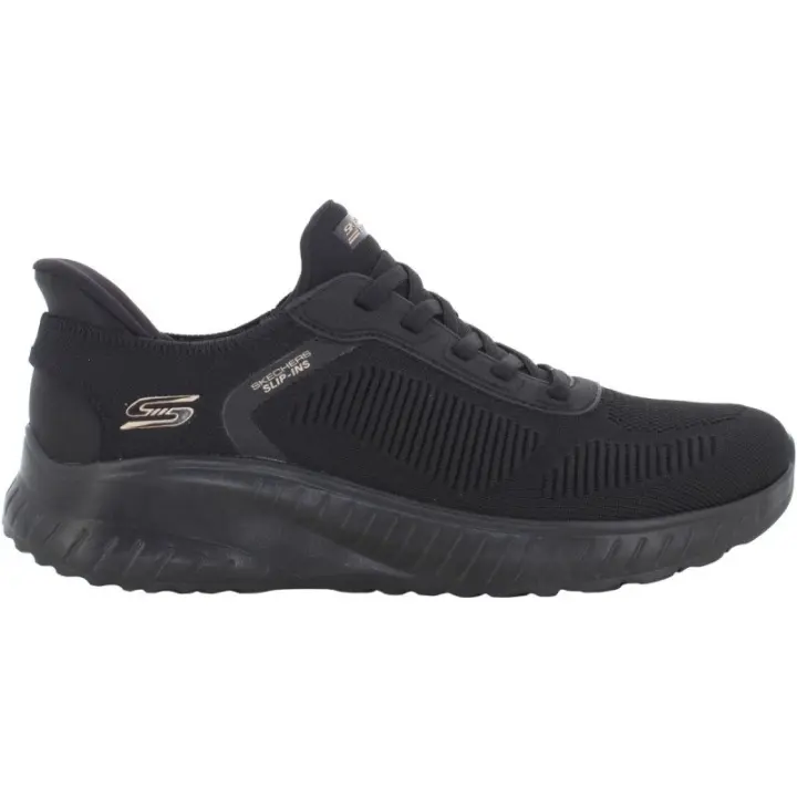 Zapatillas Deportivas Mujer Skechers Slip-Ins Bobs Squad Chaos Current Muse Negro Comodas-117497/BBK SKECHERS - 1