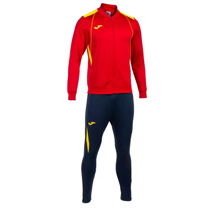 Joma Chandal Hombre CHAMPIONSHIP VII POLIESTER ROJO AMARILLO DEPORTE ROPA DEPORTIVA CONJUNTOS - 1