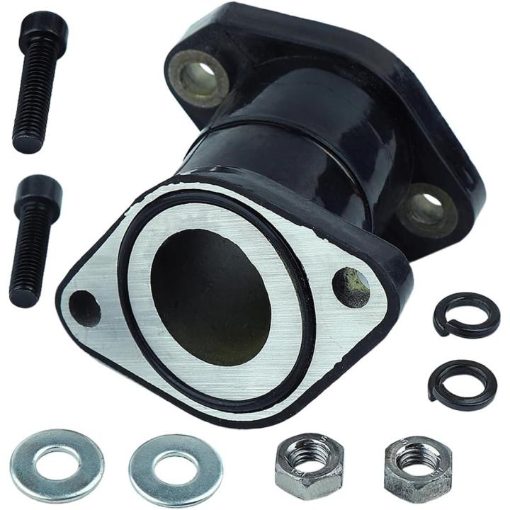 Intake Manifold for Yamaha Kodiak 400 1993-1998 Motorcycle 4 YFM350ER 1987-1995 Gasket Adapter Big Bear 350 Screw Kit  Intake Manifold Boot xvs400