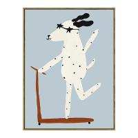 Arte De Pared Boho Cartoon Animal En Lienzo Con Tema De Rata Ganso Y Setas Para Decoración De Dormitorio Infantil Y Guardería - details 6