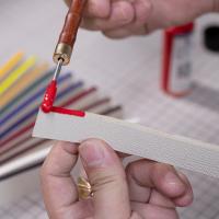 Lápiz De Pintura Para Cuero WUTA Herramienta De Acabado Con Rodillo De Pintura Para DIY Técnica De Pintura De Cuero Accesorios Para Manualidades - details 4