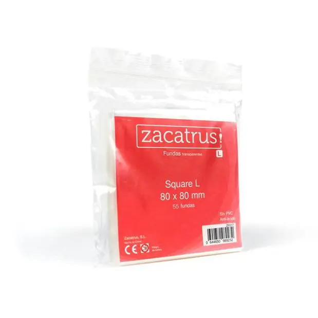 Fundas Square L 80x80mm Zacatrus (55 uds) Fundas Zacatrus - 1