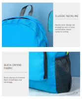 Mochila De Viaje Al Aire Libre Impermeable Plegable Y Ligera De Gran Capacidad Para Mujer Estilo Casual Sin Capa De Químicos Peligrosos - details 5
