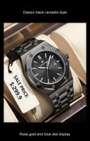 Reloj De Hombre De Lujo PAAZOMU Impermeable Con Luminiscencia Fecha Acero Inoxidable Moda Deportiva Reloj De Cuarzo Para Hombres - details 12