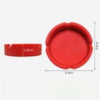 Ashtray De Silicona Resistente Al Calor Circular Portátil Para Fumar Al Aire Libre Creativo Funda Para Cigarrillos - details 0