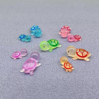 50PCS Mini Tortuga Luminosa Ornamento De Resina Para Niños Regalo Pequeño De Actividad De Fiestas Y Vacaciones Decoración De Escritorio - details 3