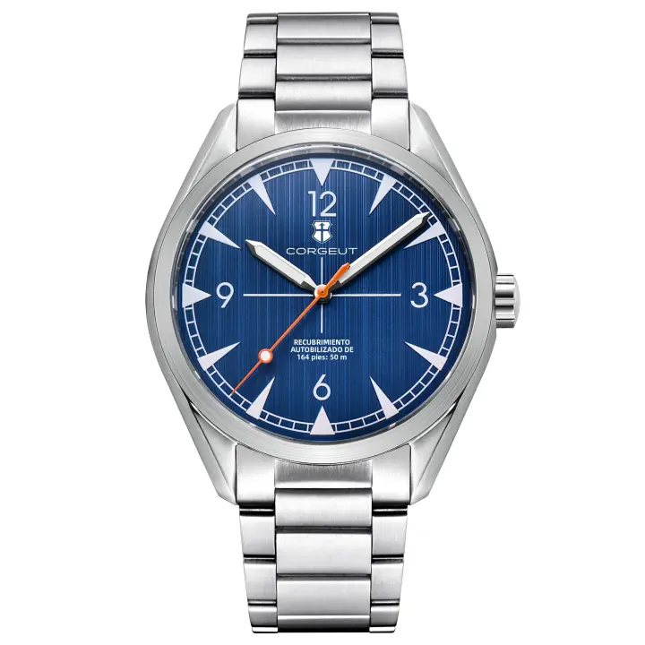Reloj De Lujo Automático Para Hombre Corgeut 41mm Movimiento Japonés Impermeable 5Bar Cristal De Zafiro Luminoso Bisel Pulido Y Mate - 1