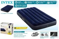 Intex Cama Colchon hinchable 99X191X25CM Altura 25 cm, Colchon hinchable Intex premium,Cama de aire inflable para camping Color Azul oficial y original calidad de confianza - details 0