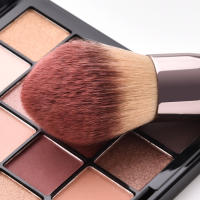 Juego De Pinceles De Maquillaje Para Mujer Champán Fundación Polvo Rubor Sombra Kabuki Herramientas De Belleza Set Completo - details 3