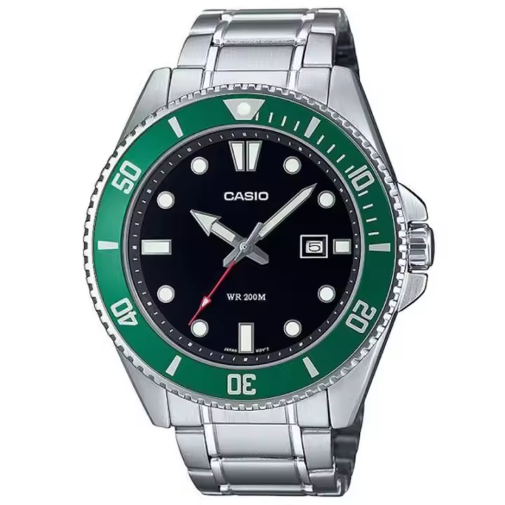 Reloj Casio Hombre MDV-107D-3AVEF Acero analogico - 1