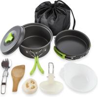 Kit de utensilios de cocina para acampar, juego de cocina para acampar, juego de sartenes y ollas para acampar para viajes - details 1