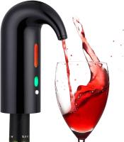 Decantador eléctrico, decantador portátil automático, recargable por USB, incluye tubo de silicona y cable de carga USB, filtro y botón de encendido/apagado, batería de 1500 mAh - details 7