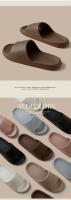 Sandalias De Hombre EVA Antideslizantes Sencillas Y Cómodas Zapatillas De Showers Para Interior Y Exterior Color Sólido Zapatos De Pareja - details 3