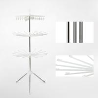 Estante De Secado De Ropa Plegable De 3 Niveles Portátil Para Interior Estructura De Trípode Para Ropa Y Toallas Material De Acero Inoxidable - details 3