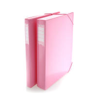Caja rígida de Archivo de 5 cm con Cierre de Gomas Elásticas Redondas extra Anchas a Juego con Cubiertas Rígidas y Solapas muy Resistentes en 12 Colores Colorline. 100% Reciclable by Office Box. - details 1