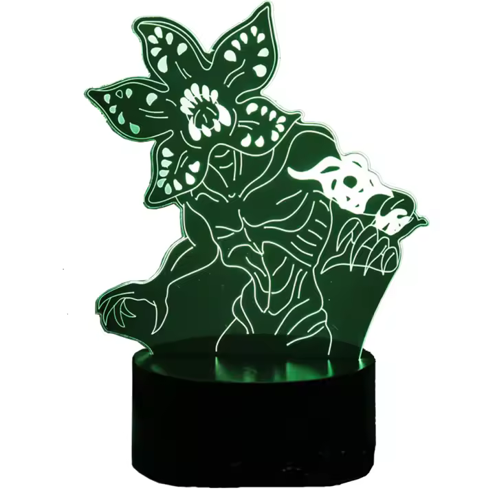 Lámpara De Noche 3D Ilusión LED Con Control Táctil Cambio De Color 16 Para Decoración Del Hogar Regalo Para El Día Del Niño - 1