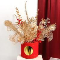1/3/5Pcs Bouquet De Flores Artificiales Doradas Para Decoración De Hogar Navidad Año Nuevo Fiesta De Cumpleaños DIY Adornos Para Vaso Accesorio De Plantas - details 10