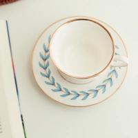 Taza De Té Inglesa Retro Con Borde Dorado Estilo Ins Taza De Café De Cerámica Bone China Para Desayuno Y Postres Taza Con Tazón Reutilizable Y Cuidado Manual - details 3