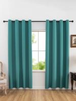 Cortinas Negras Con Grommets 1pc Total Privacidad Y Odorílessas Para Sala De Estar Y Dormitorio Decoración Moderna De Hogar Y Hotel - details 11