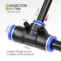 Boquilla De Riego Automática Universal 8mm Con Cabezal Ajustable Para Riego De Flores Y Irrigación Dispositivo De Riego Con Tubo De 30M - details 1