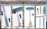 Cepillo de Limpieza de Pantalla de Ventana EUROXANTY 4 en 1 PACK - Doble Uso Húmedo y Seco - Herramienta de Limpieza Profesional - details 4