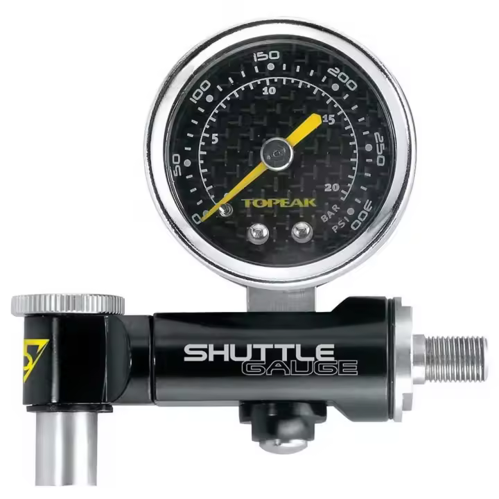 Mantenimiento Bombas Topeak Bomba Shuttle Gauge Negro - 1