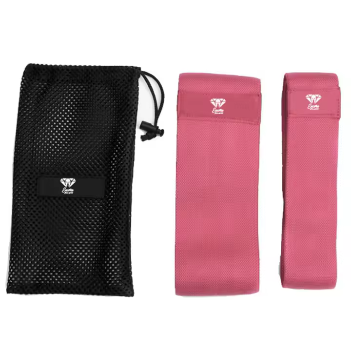 LIFE PRO NUTRITION BOOTY BAND X2 ROSA - Cintas de Resistencia, Intensidad adaptable, Durabilidad y Facil transporte - 1
