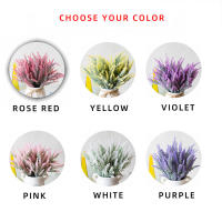 Ramo Artificial De Lavanda Provenzal Para Decoración De Hogar Y Bodas Planta Falsa De Gran Tamaño En Vaso Para Centros De Mesa Decoración Romántica Para Aniversarios Y Navidad - details 0
