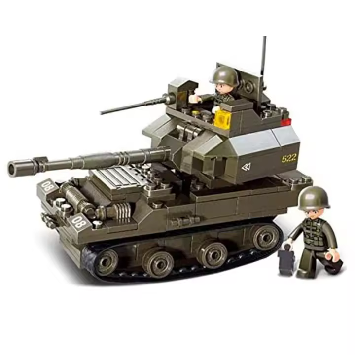 Sluban tanque militar juego de bloques con 178 piezas de construcción - 1