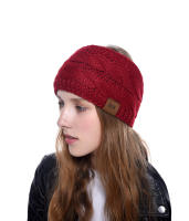Diadema De Punto Para Mujer Invierno Cálido Lana Tejida Calentador De Orejas Cross Knot Turban Accesorios De Cabello Unisex - details 22