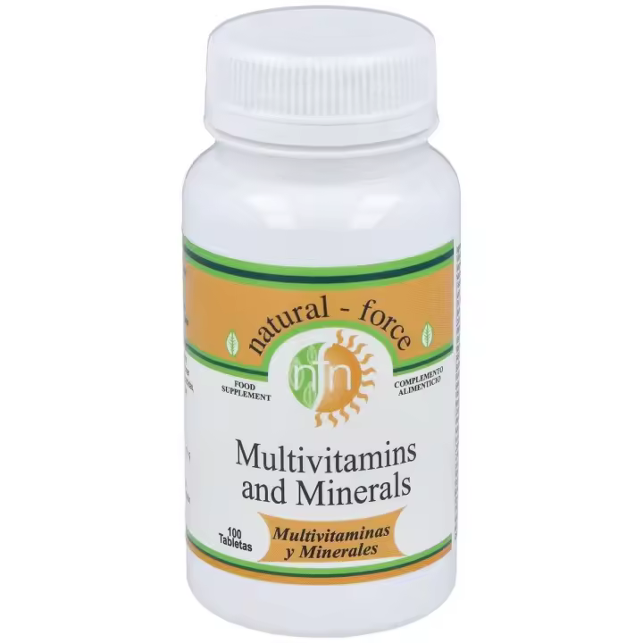 Natural Force Multivitam + Minerales 100Caps - 1