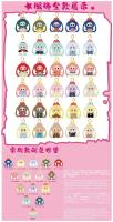 Muñeca De Peluche Kawaii De Conejito Macarón Para Bebés Serie Blanca Caja Misteriosa De Juguetes DIY Vestido Regalos Para Niños Y Niñas Aged 14+ - details 1