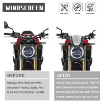 Parabrisas De Motocicleta Deportivo Con Deflector De Viento Y Varilla Para Honda CB650R 2019-2023 CB1000R 2018-2020 ABS De Alta Calidad Resistente Al Scratch - details 1