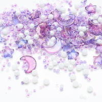 Cuentas De Vidrio Cristal Estrella Y Luna Para DIY Joyería Collares Pulseras Aretes Forma Redonda Perlas Sueltas - details 9