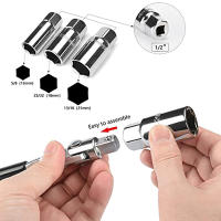 Juego De Llaves De Encendido De 4 Piezas Herramienta De Reparación De Coche Pesada Crono Desmontaje De Encendido 16mm 18mm Y 21mm - details 1