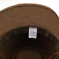 Sombrero De Vaquero Para Mujer Y Hombre Con Pico Ancho Protección Solar Moda De Paja Forma Cattleman Ajustable Sombrero Occidental Para Performance - details 8