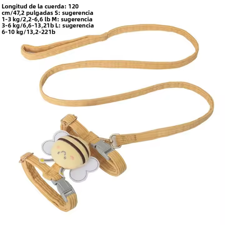 Juego De Arnes Y Correa Para Gatos Y Perros Pequeños Ajustable Para Puppies Ropa De Camuflaje Para French Bulldog Chihuahua Pug Caminar Al Aire Libre - 1