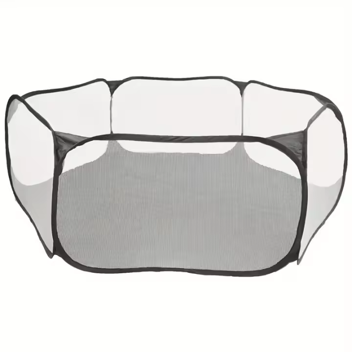 Piscina De Bolas Para Niños Con Valla Y Carpa Para Interior Juguete De Red Para Bebés Tema De Animales Y Naturaleza - 1